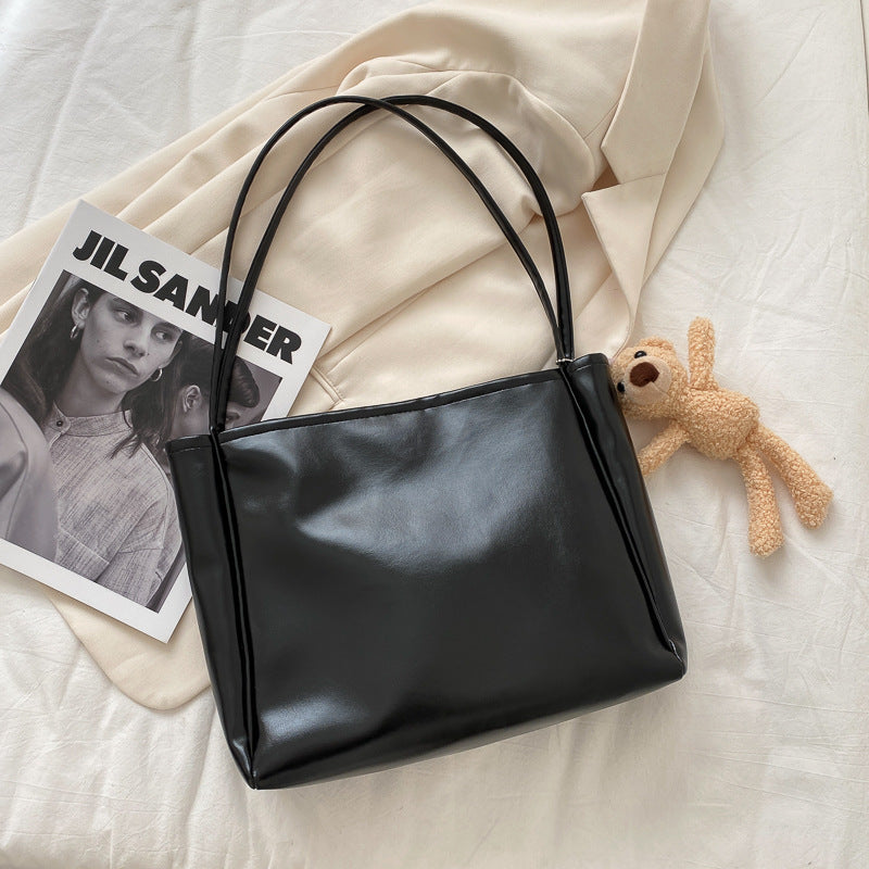 Large Capacity Simple New Trendy Korean Style Trendy One-shoulder Bag
