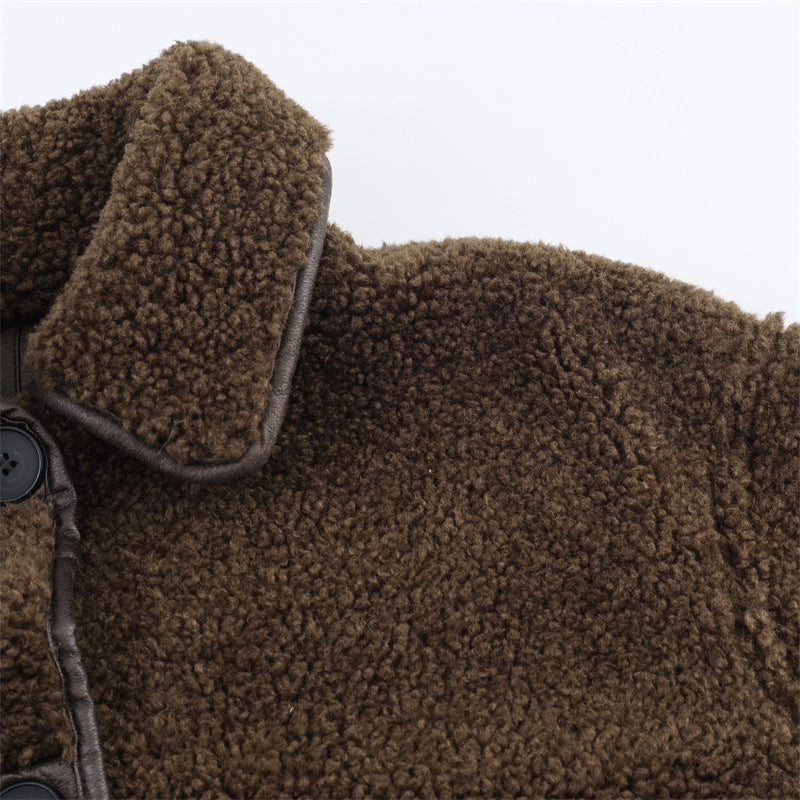 European And American Style Fashionable All-match Casual Double-sided Two-way Coat