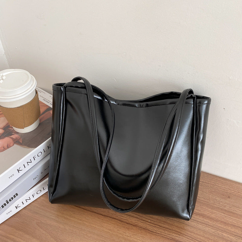 Large Capacity Simple New Trendy Korean Style Trendy One-shoulder Bag