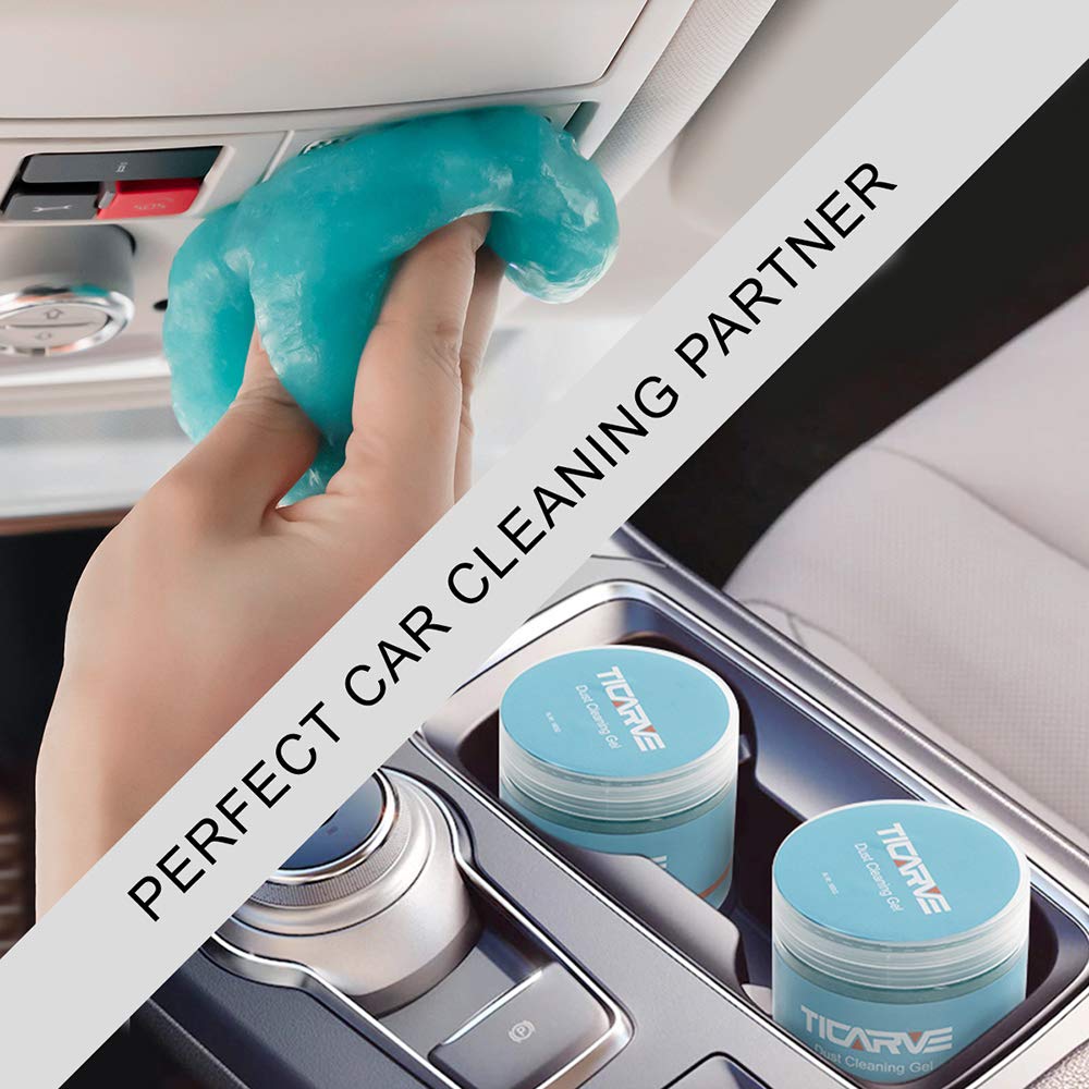 TICARVE Cleaning Gel for Car Detailing Putty Auto Cleaning Universal Dust Cleaner for Laptops, Printers, Cameras,Keyboard