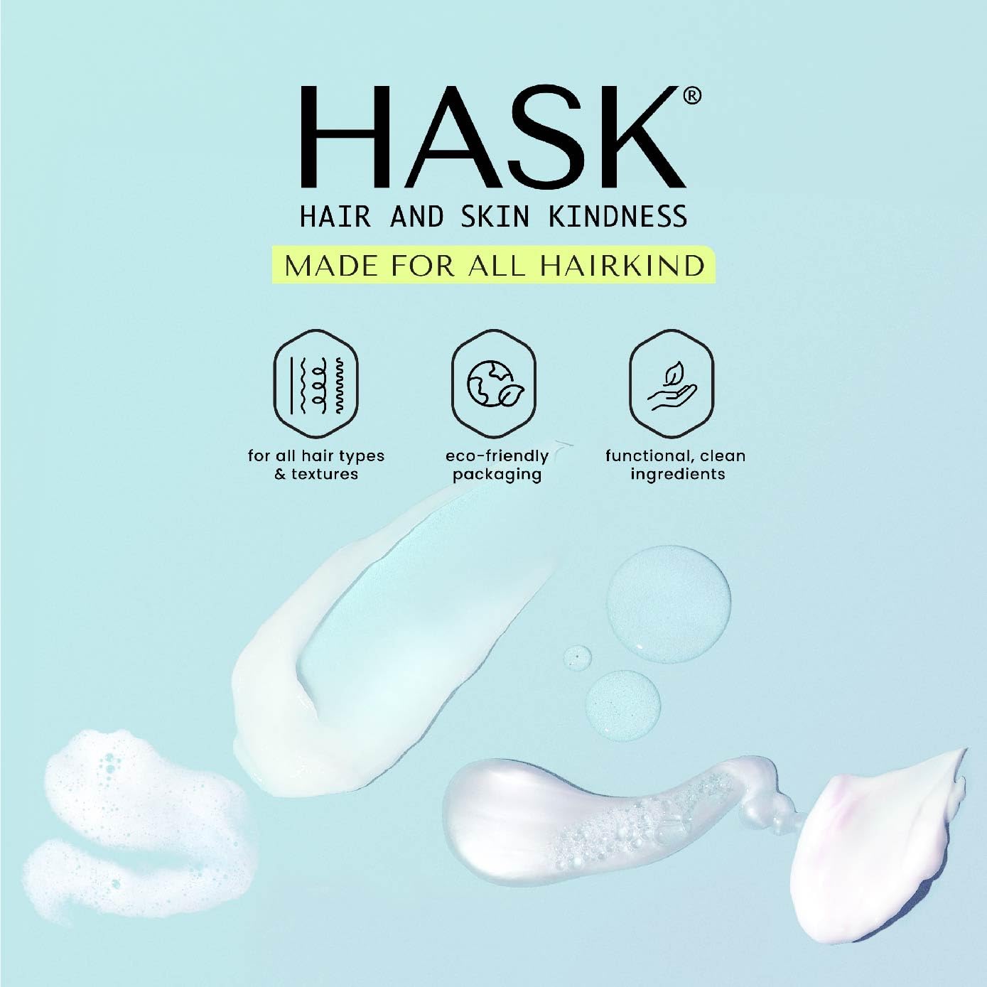 HASK Keratin Smoothing Shine Oil Vial for all hair types, colour safe, gluten-free, sulfate-free, paraben-free - 1 18mL Vial