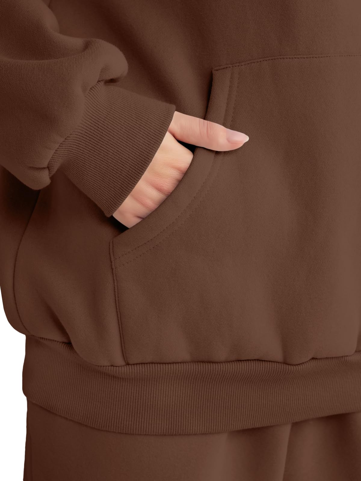 AUTOMET Women 2 Piece Outfits 2025 Plus Size Chocolate Brown Fall Fashion Airport Travel Pants Lounge Set Winter Clothes Sweatsuits Coffee XS