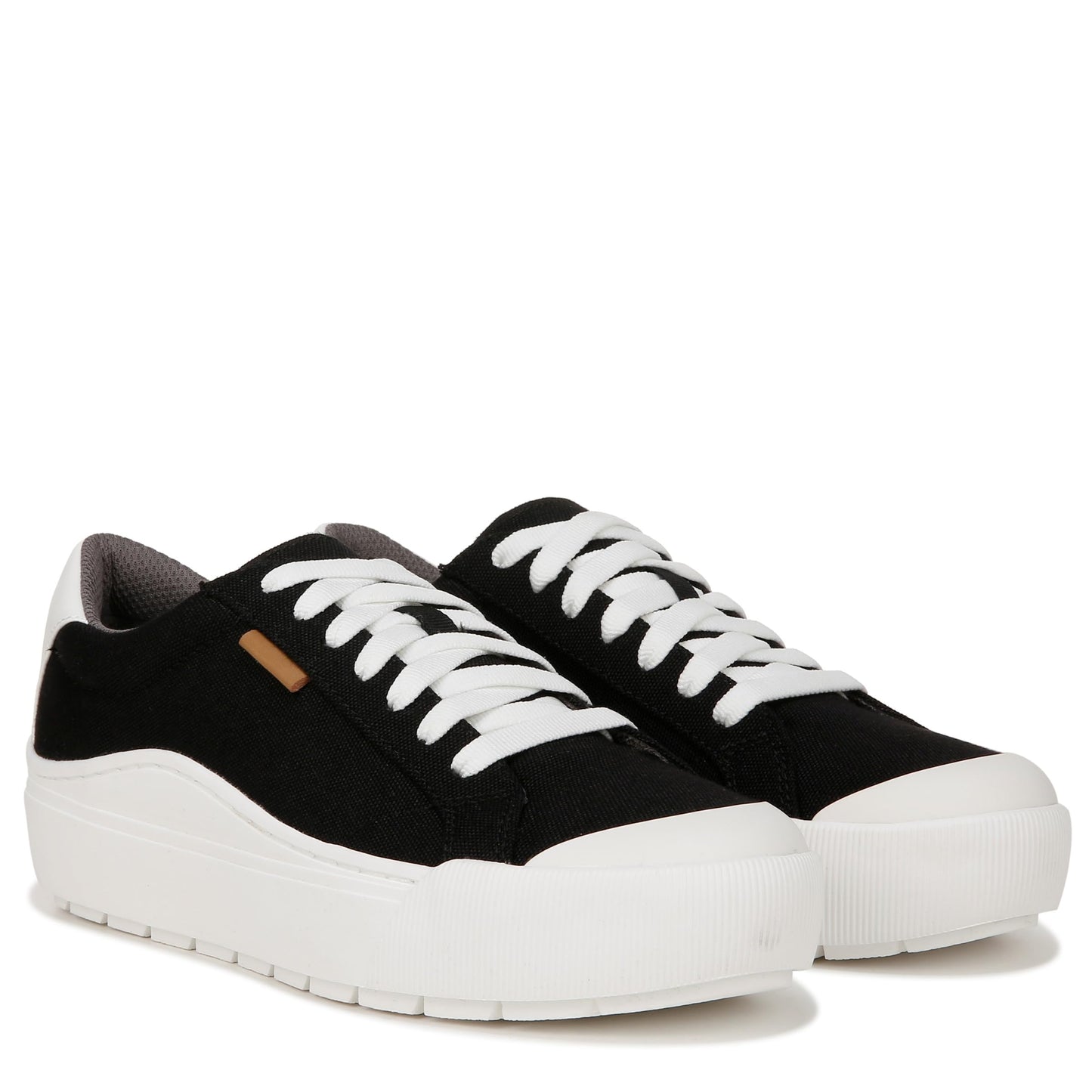 Dr. Scholl's Shoes Womens Time Off Sneaker Black Canvas 9 M