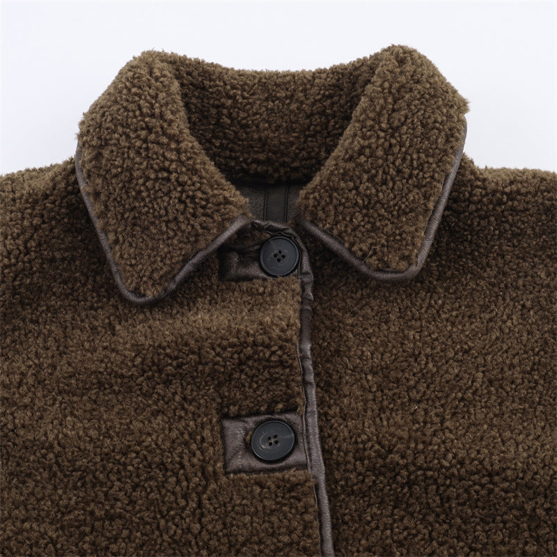 European And American Style Fashionable All-match Casual Double-sided Two-way Coat