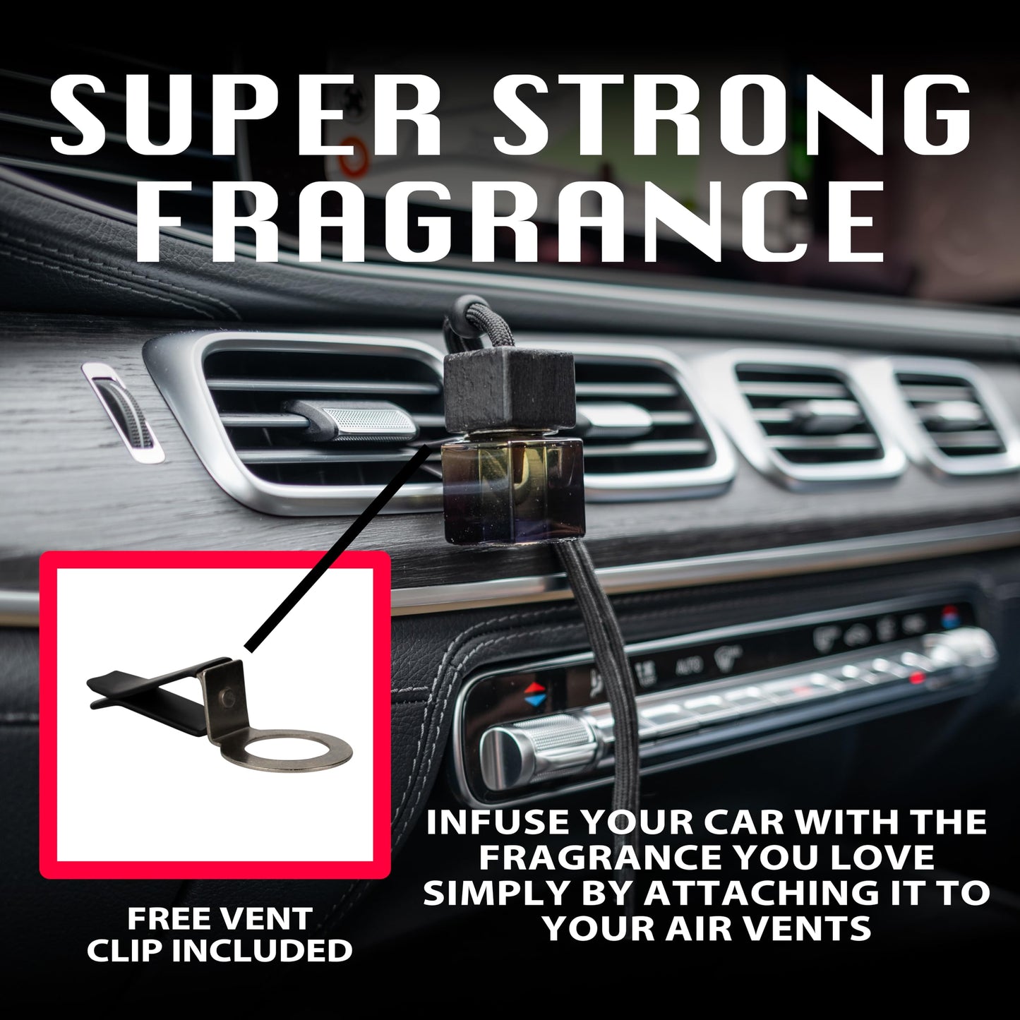 Savage Car Air Freshener With Vent Clip - Sauvage Inspired Fragnance Car Air Freshener For Men - Strong And Long-Lasting Car Air Freshener By Tokov