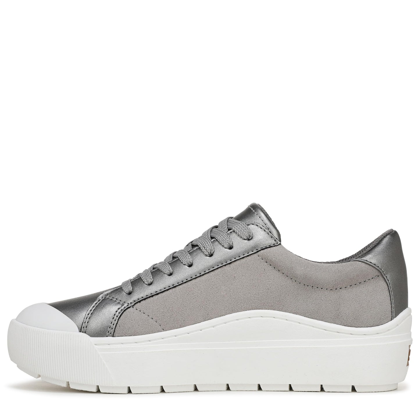 Dr. Scholl's Shoes Women's Time Off Sneaker Pewter Metallic Pearls 9 M