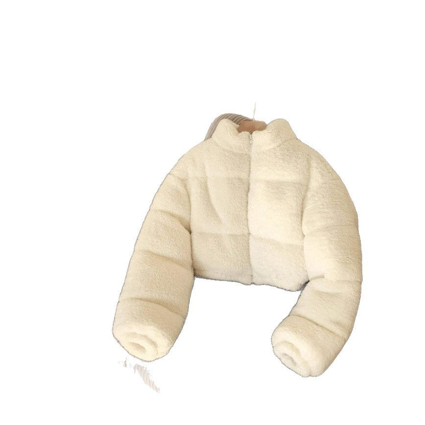 European And American Jacket Lambswool Vintage Coat