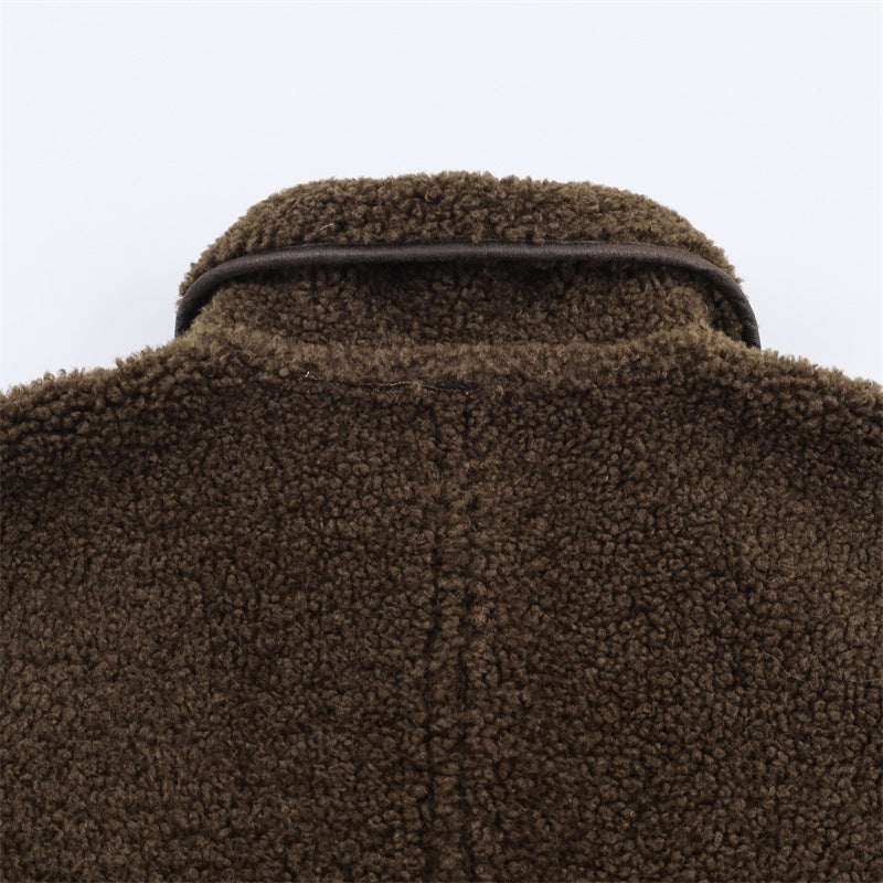 European And American Style Fashionable All-match Casual Double-sided Two-way Coat